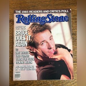Rolling Stone Magazine Issue 468 - Bruce Springsteen Cover